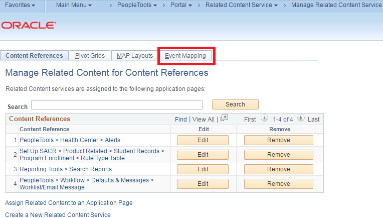 Manage Related Content Service