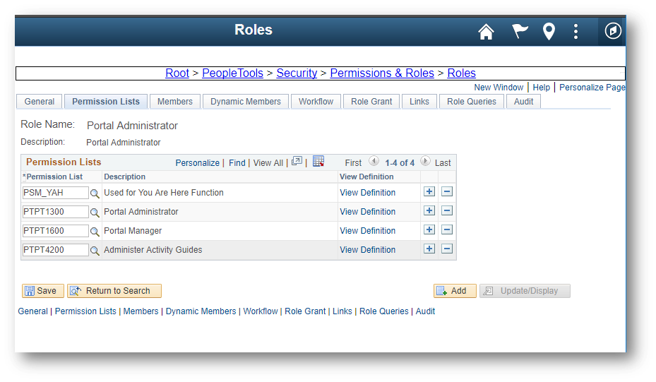 Assign Permission List
