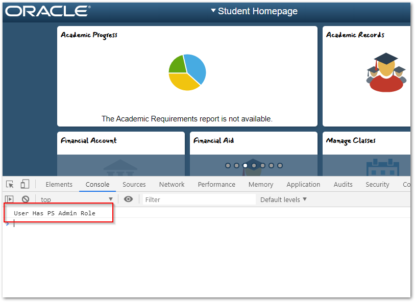 AddOnLoadScript Console Log